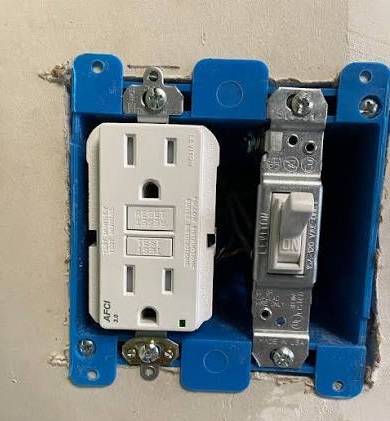 AFCI Outlet Install